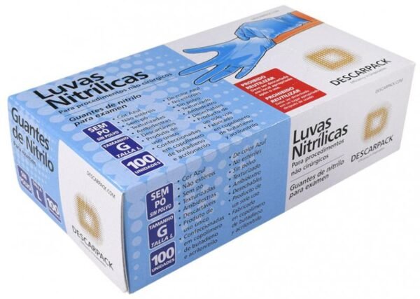 Luva Nitrílica Powder Free Descarpack